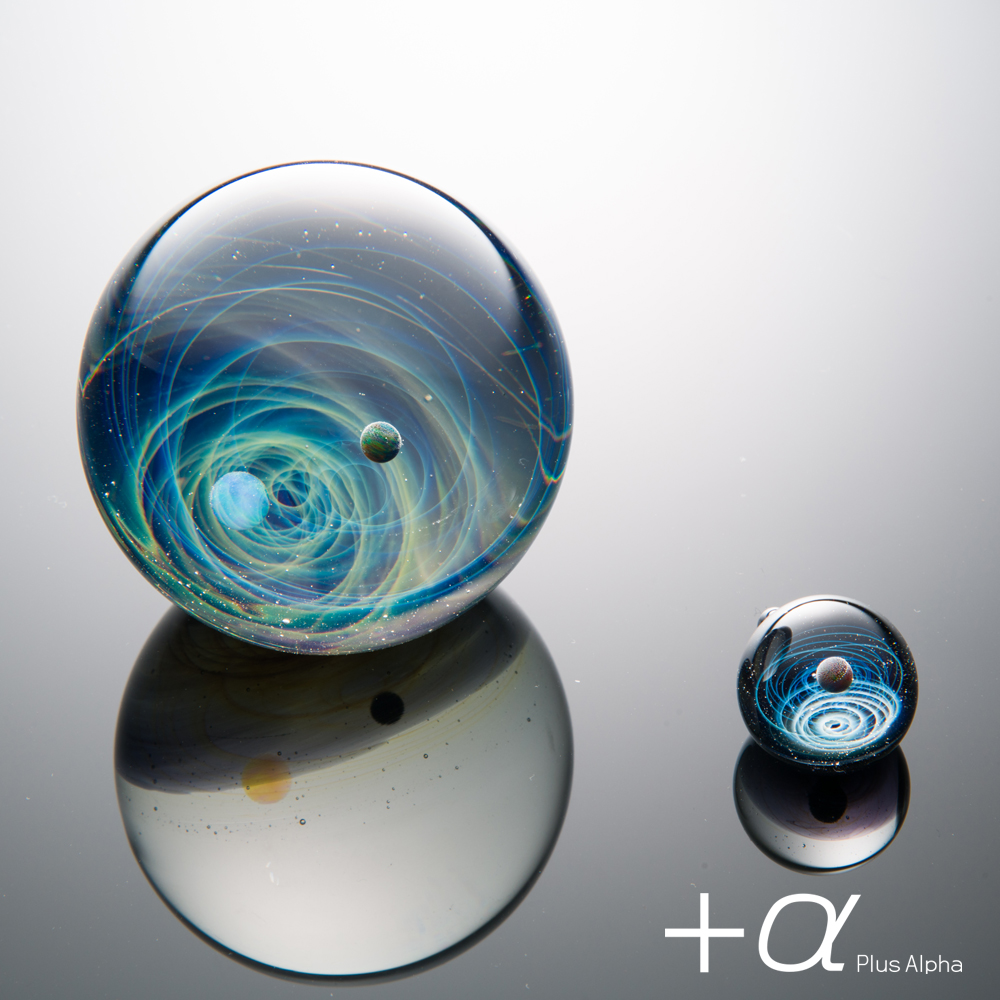 宇宙ガラス +α 正規品 ホワイトオパール プラスアルファ 当選品 箱付き