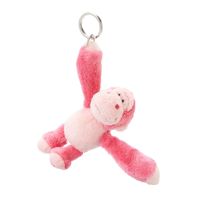 ニキ NICI ぬいぐるみキーリング グリッターハート ゴリラ ピンク