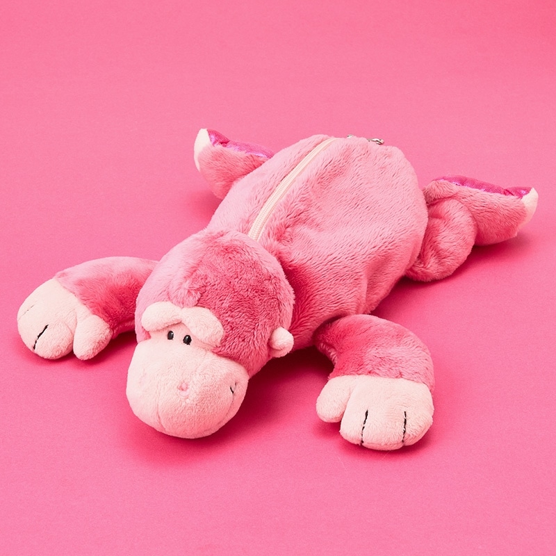 匿名発送】新品未開封！ ニキ ゴリラ ピンク チア ペンケース 筆箱