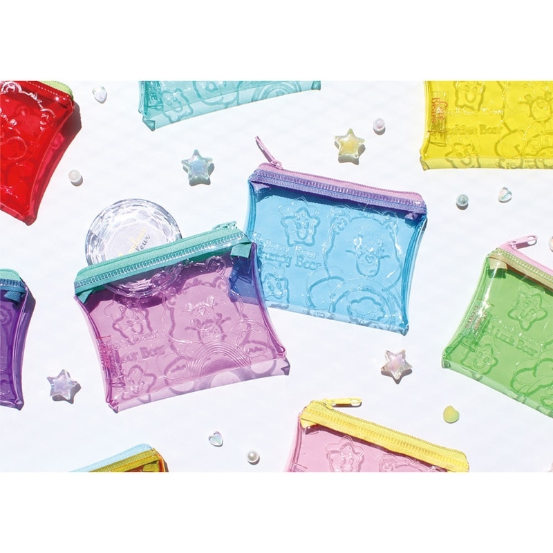 Care Bears ケアベア シークレットエンボスクリアポーチ※アソートの為
