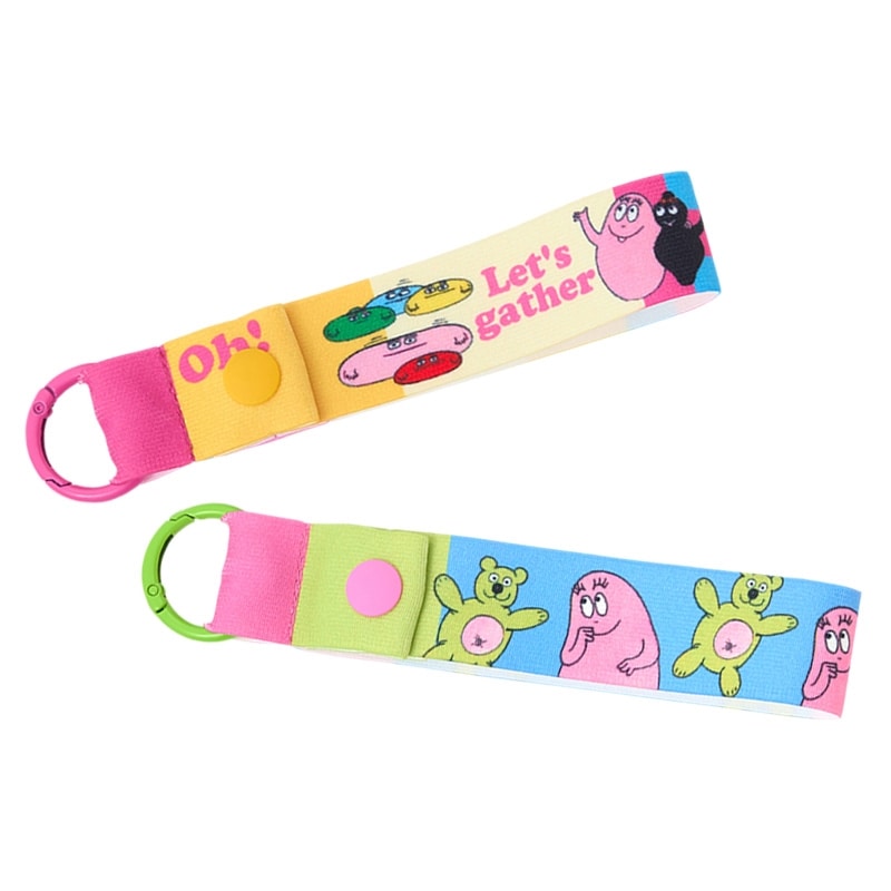 BARBAPAPA バーバパパ ストラップチャーム カラビナ付(ファミリー