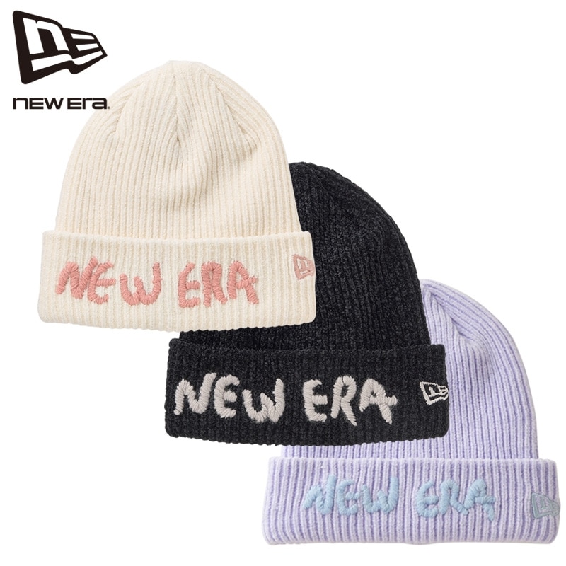 新品未使用】NEWERA ベーシック カフニット モールヤーンニット