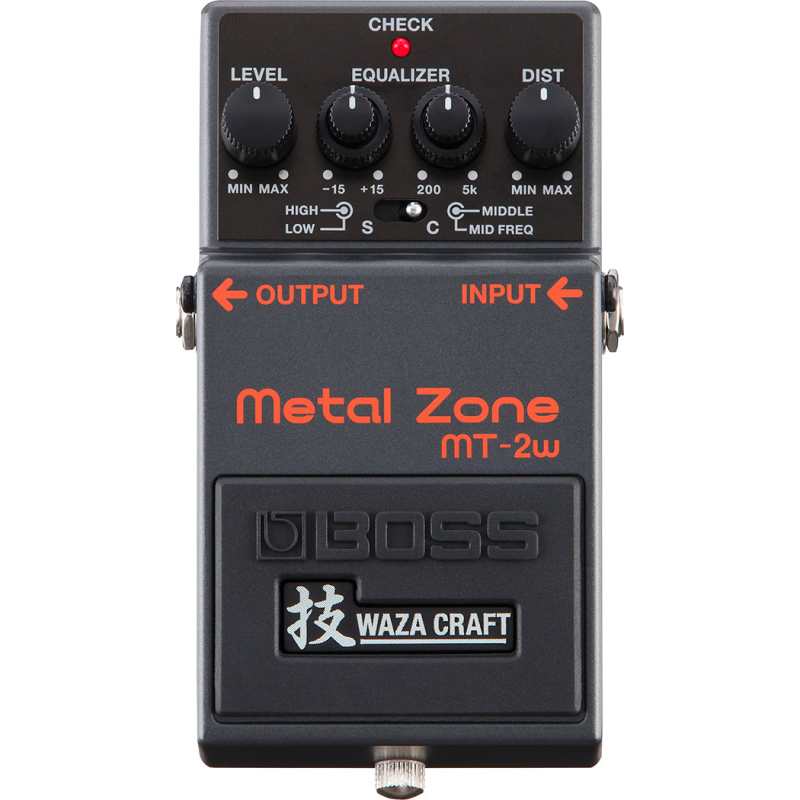 Boss MT2W Metal Zone Guitar Effects Pedal (MT-2W) Waza Craft