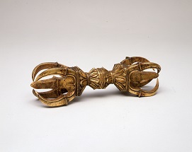 五鈷杵 密教法具 鎌倉時代 五鈷杵 密教法具 鎌倉時代 金銅密教