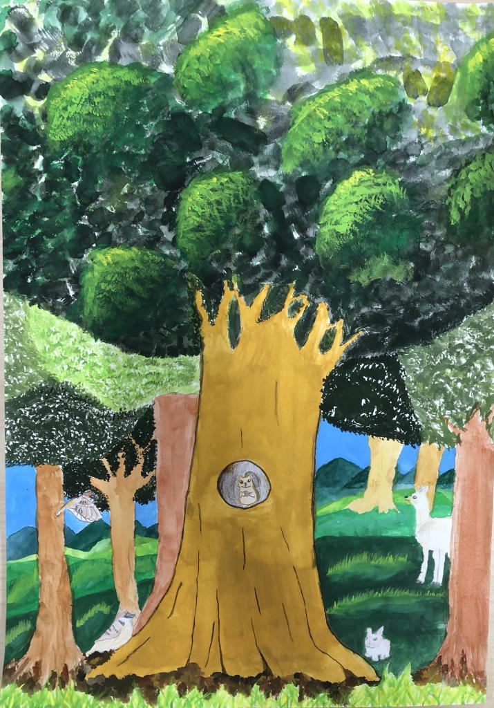第50回全国育樹祭「ポスター原画」入賞作品 | 美の国あきたネット