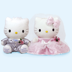 Sanrio ハローキティ ウェディングドール ぬいぐるみ タキシード