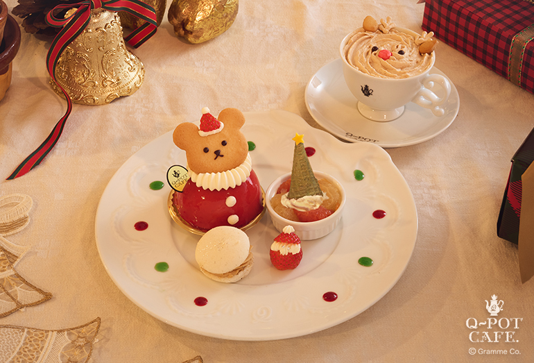 表参道・Q-pot CAFE.「Happy Melty Christmas Menu」 | Q-pot.