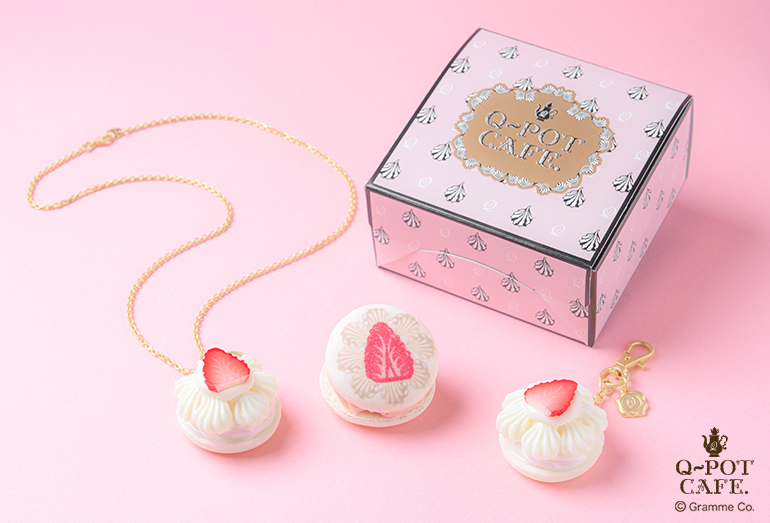 Whip & Strawberry」マカロンアクセサリーが一般発売決定！ | Q-pot.