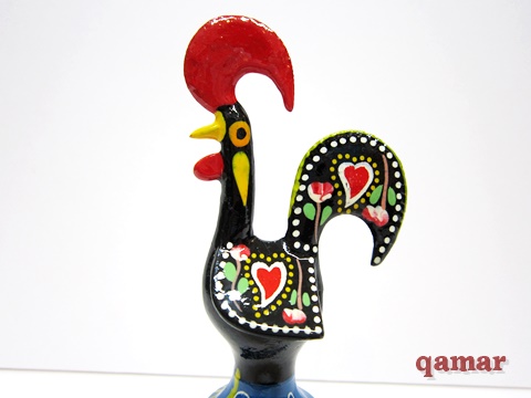 ポルトガル【テラコッタ製 バルセロス の ニワトリ ボトルストッパー