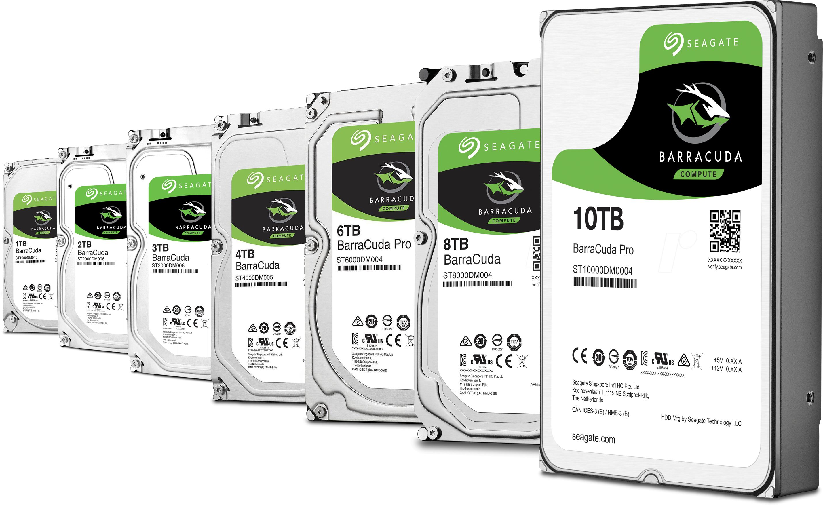 Seagate BarraCuda 3.5in Hard Disk Drives