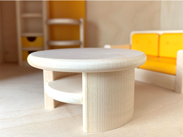 木のおもちゃ カルテット / ドールハウス用コーヒーテーブル|リュルケ