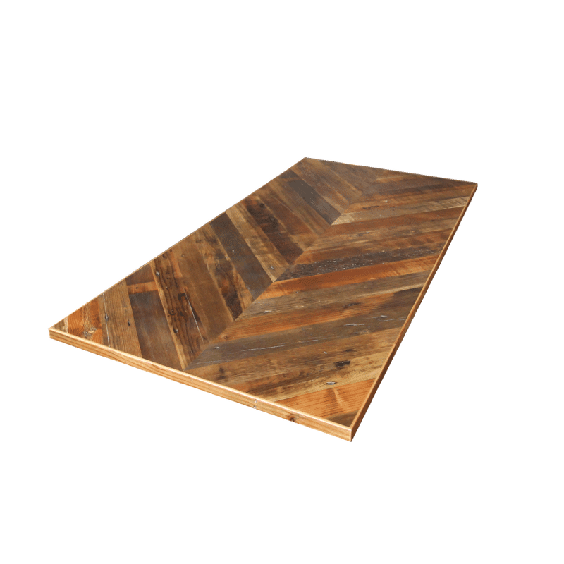 古材天板 ヘリンボーン1500×750 | PS-TT008-06-G005 | テーブル天板
