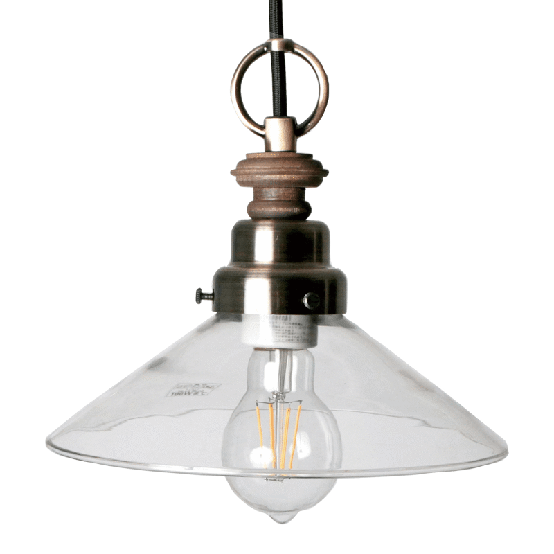 ドームナンシー 吊り卓上照明 アンテルカレール 被せガラス 高さ40cm