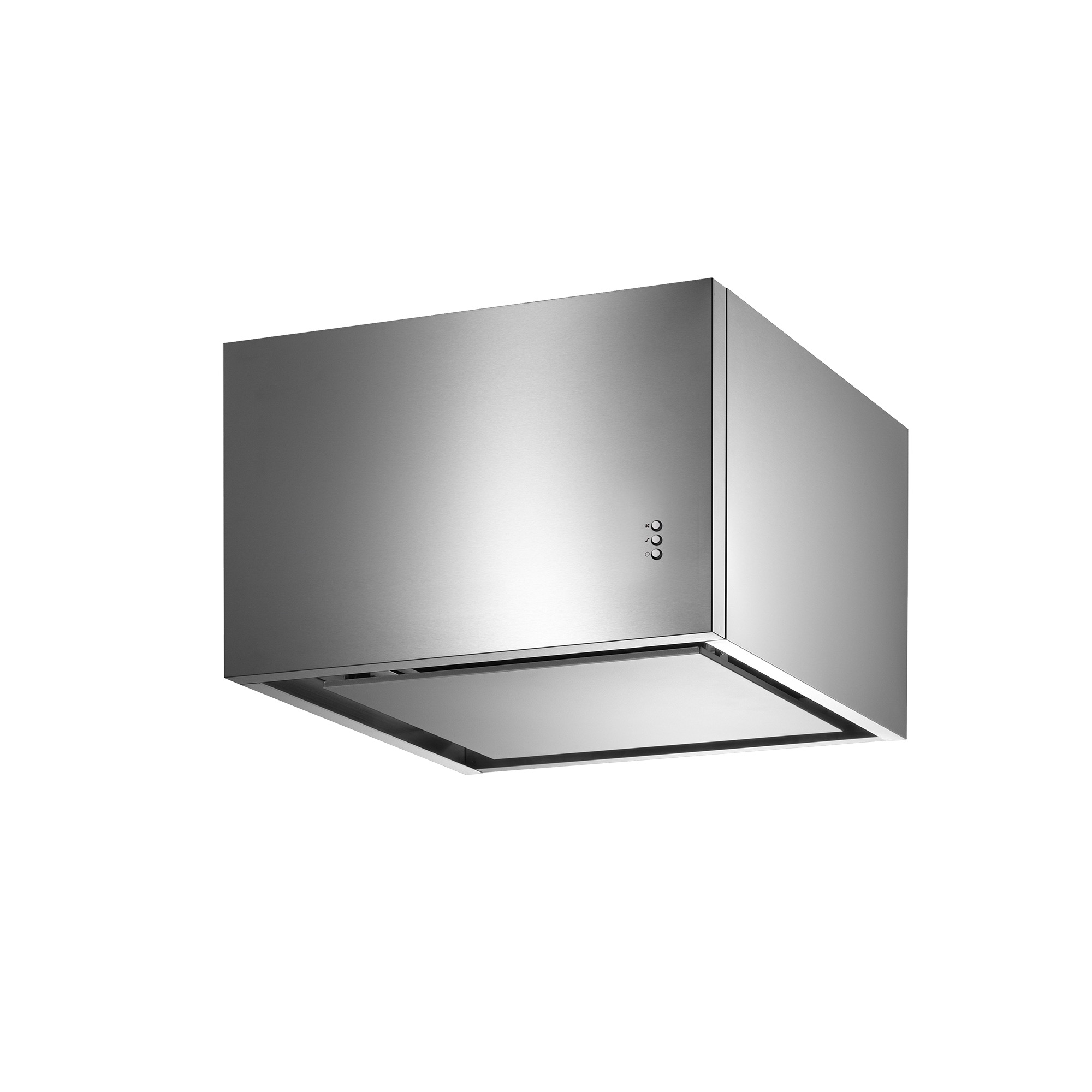 キューブ型レンジフード 照明なし W600×H400 ステンレス | KB-KC019-08