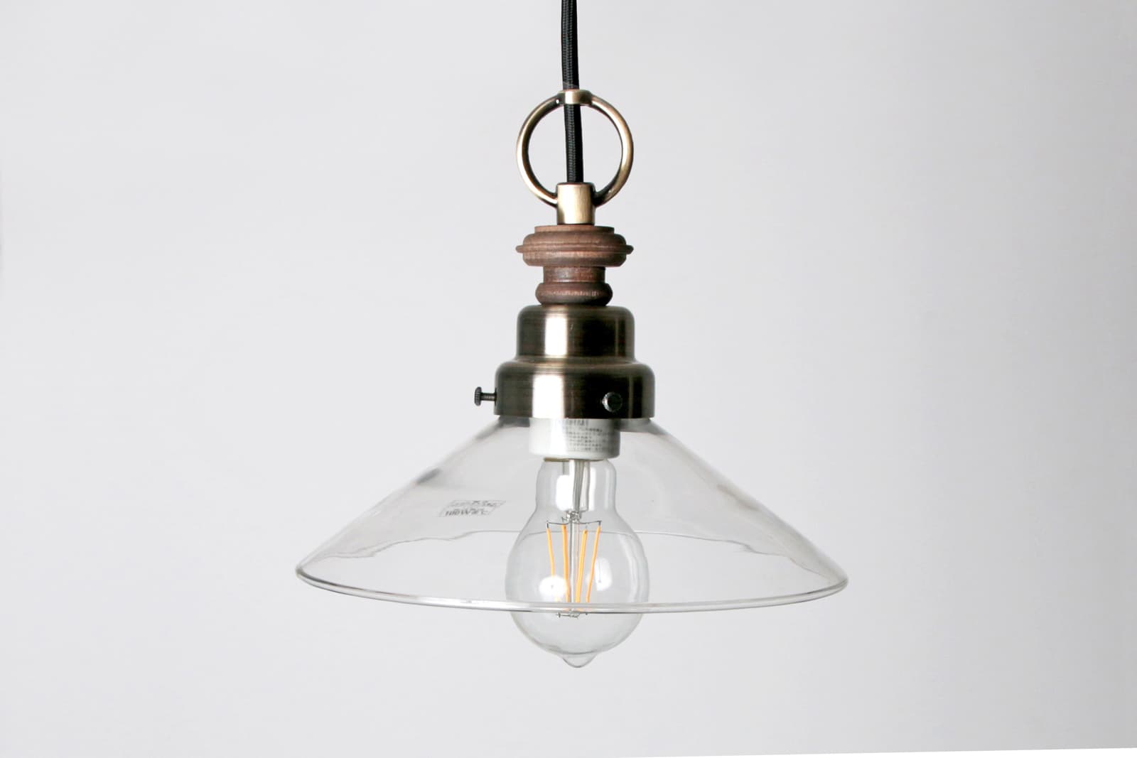 G63ドームナンシー 吊り卓上照明 アンテルカレール 被せガラス 47cm