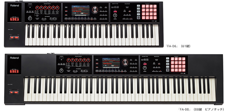 超美品 Roland FA-06 ワークステーションシンセサイザー ハードケース