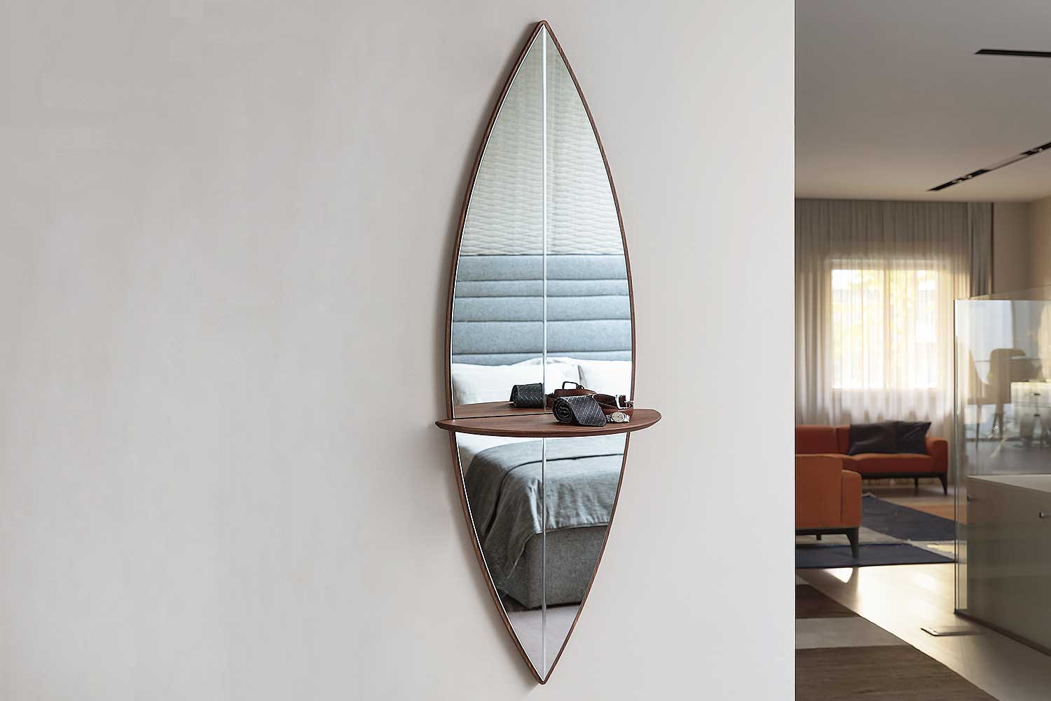 ポラダ porada SURF2 MIRROR ACTUS Surf Mirror by Porada • room
