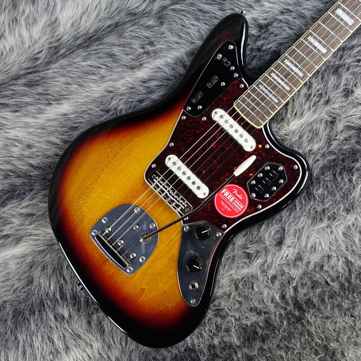 限定値下げ中！ Squier classic vibe '70s Jaguar Squier by Fender Classic Vibe '70s Jaguar 3-Color Sunburst 初心者