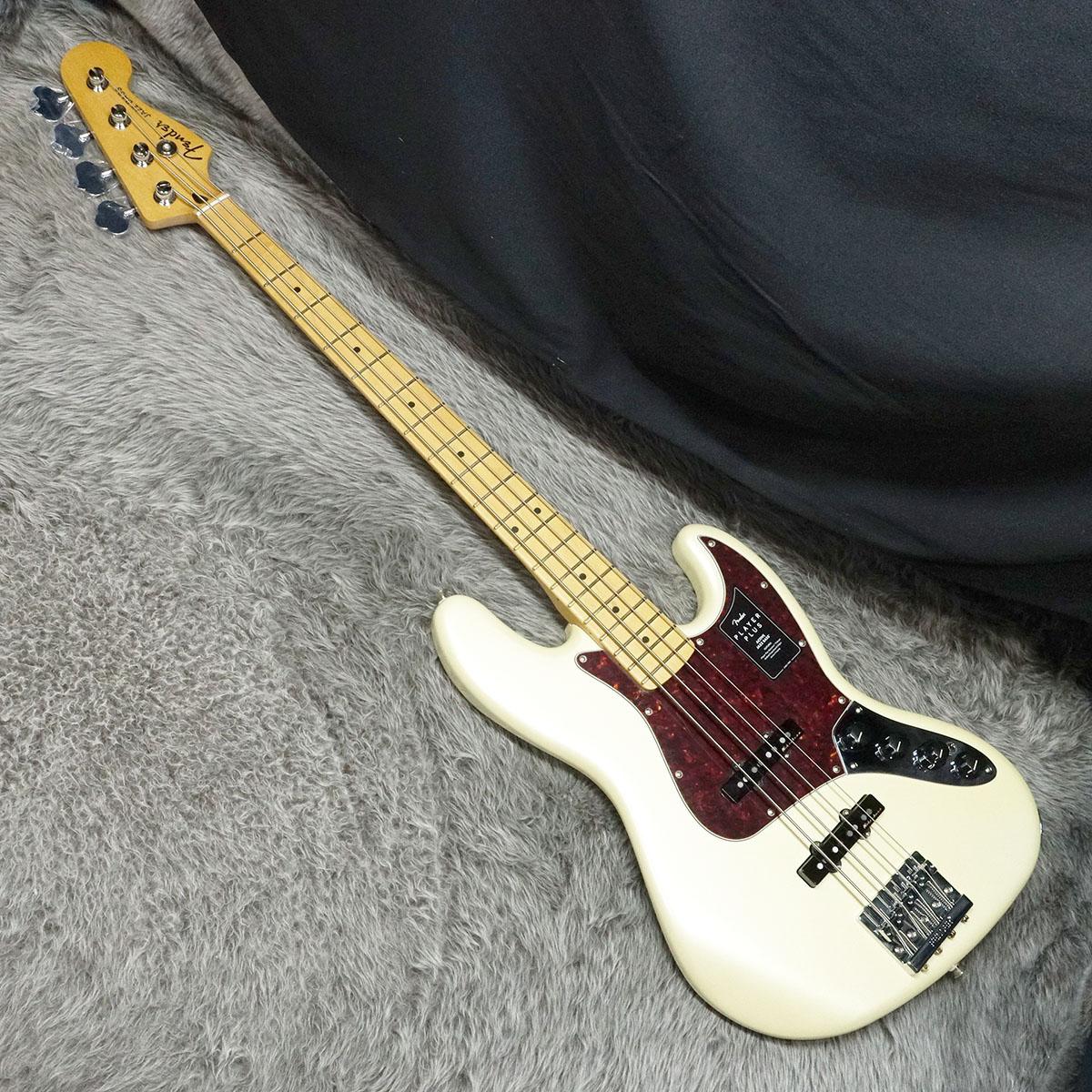 Fender Mexico Player Plus Jazz Bass MN Olympic Pearl <フェンダー