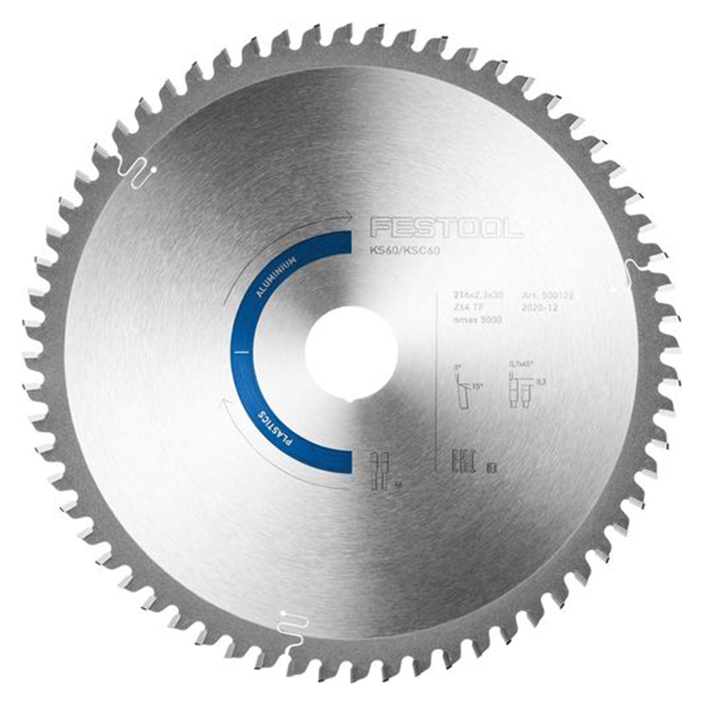 Festool 8-1/2'' Saw Blade for KSC 60, Laminate/HPL (576930) - Rockler