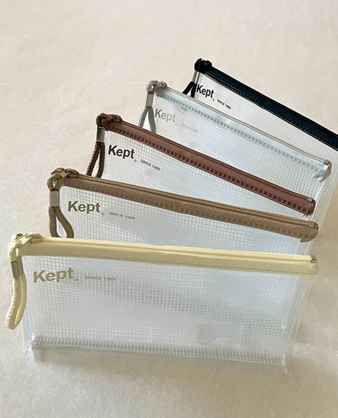 ニュースリリース「Keptクリアペンケース春の限定カラー10色発売