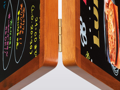 店舗POP用品　レイメイ藤井 A型アンティークブラックボード LNB110 店舗POP用品 > ボード > A型ブラックボード：レイメイ藤井