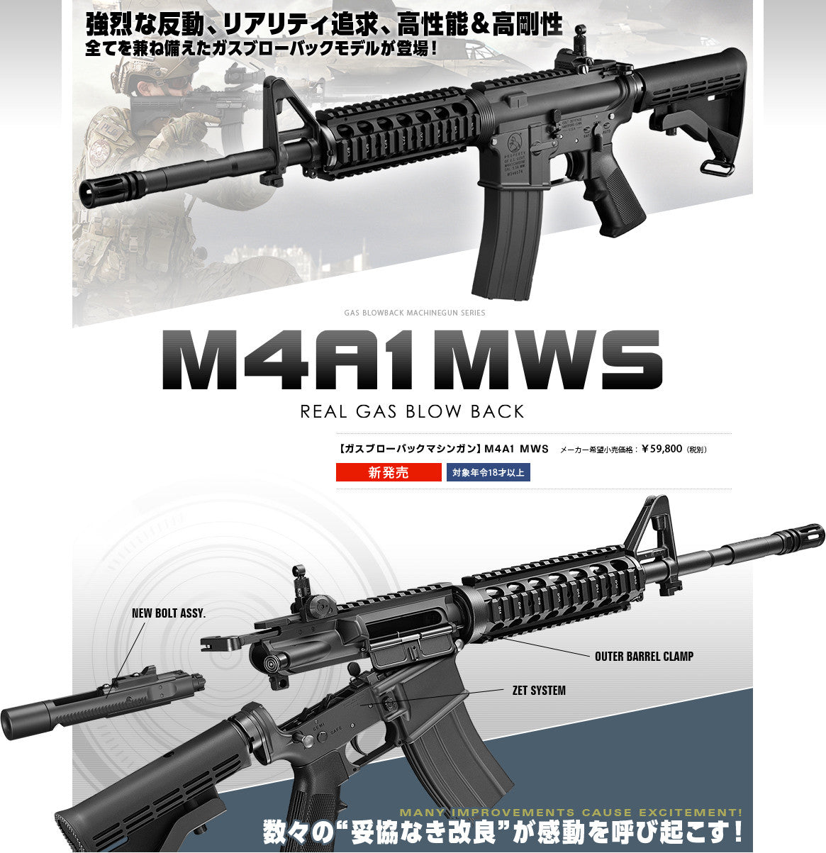 Tokyo Marui M4A1 MWS GBBR – Rainbow 8