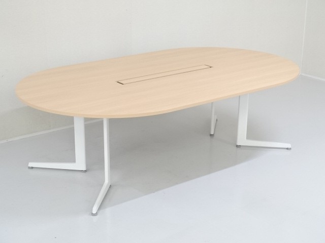 中古｜オカムラ｜ラティオ2｜舟型会議テーブル・ミーティングテーブル