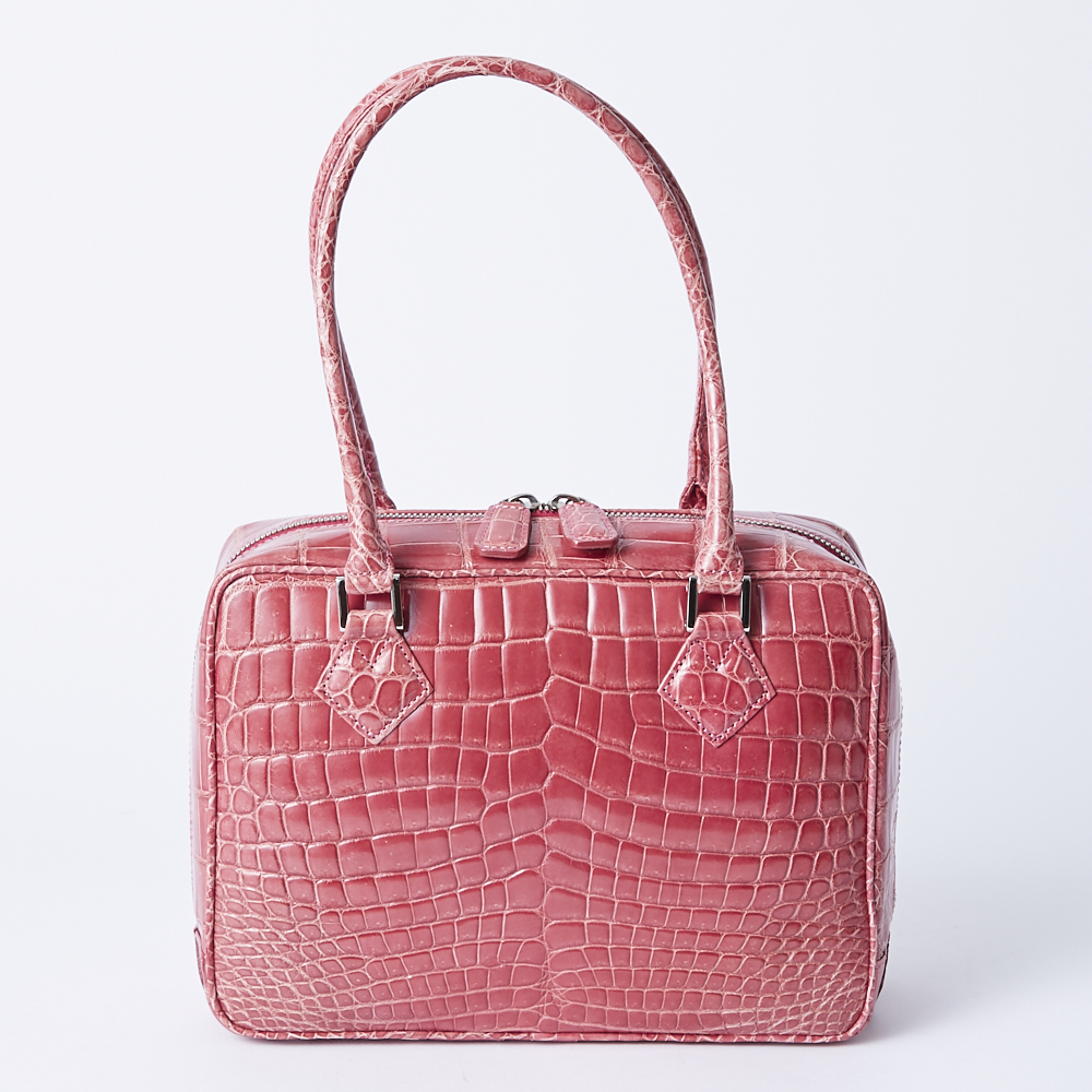 しずえ様専用！極美品❣️高級クロコダイルシャイニング加工トート