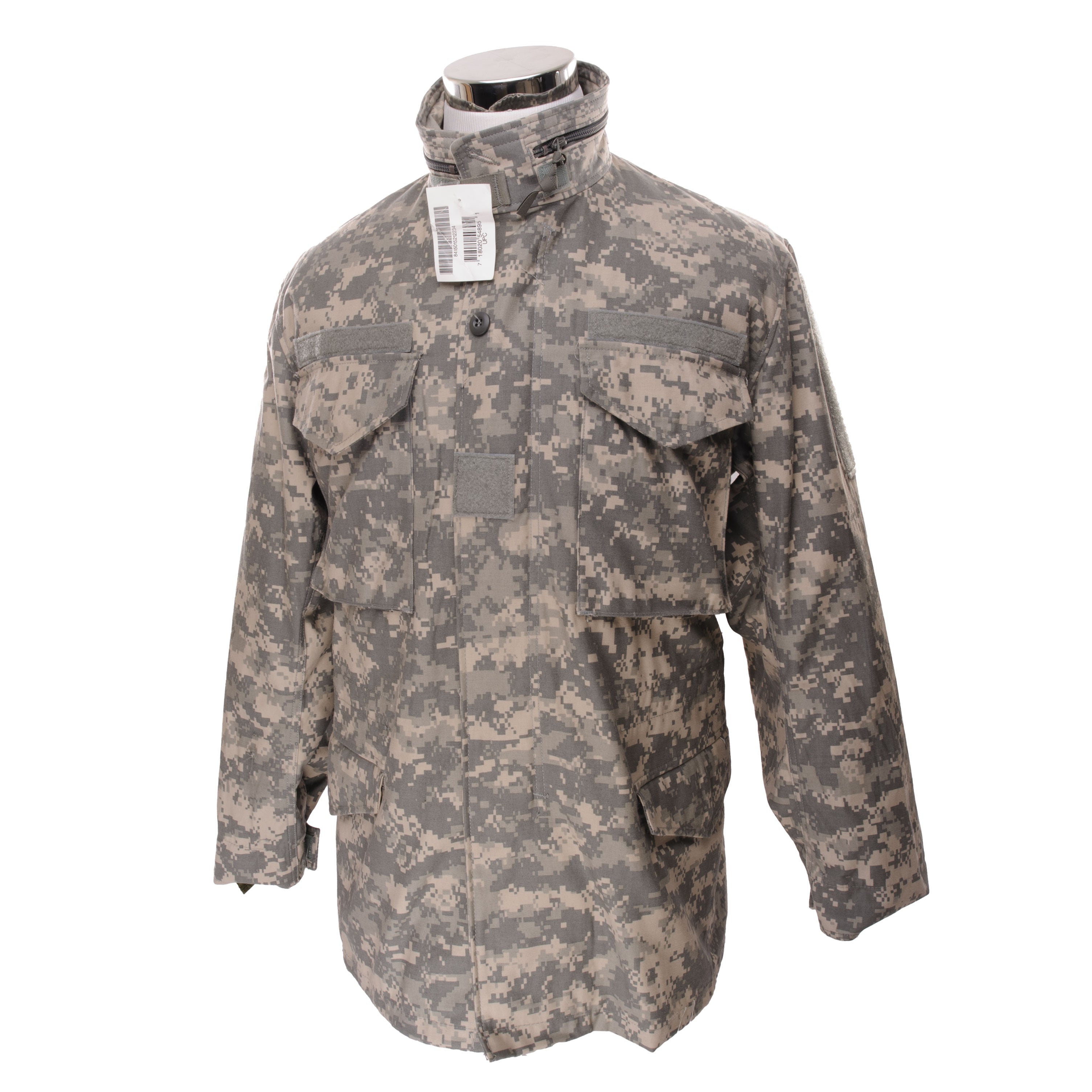 VINTAGE US ARMY M65 DIGITAL CAMO FIELD JACKET 2008 SIZE SMALL