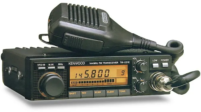KENWOOD 144MHz FM TM-221S HI 40w機 現完動品 KENWOOD 144MHz FM TM