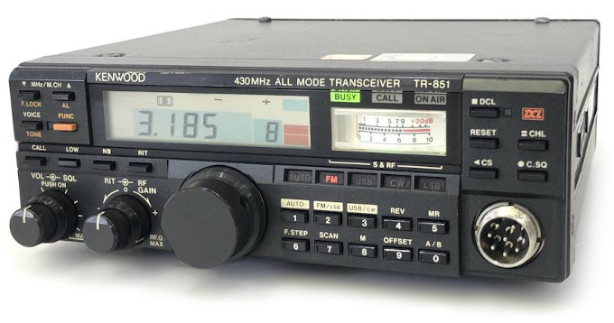 kenwood TR-851 430Mhz SSB-FM トランシーバー トランシーバー kenwood