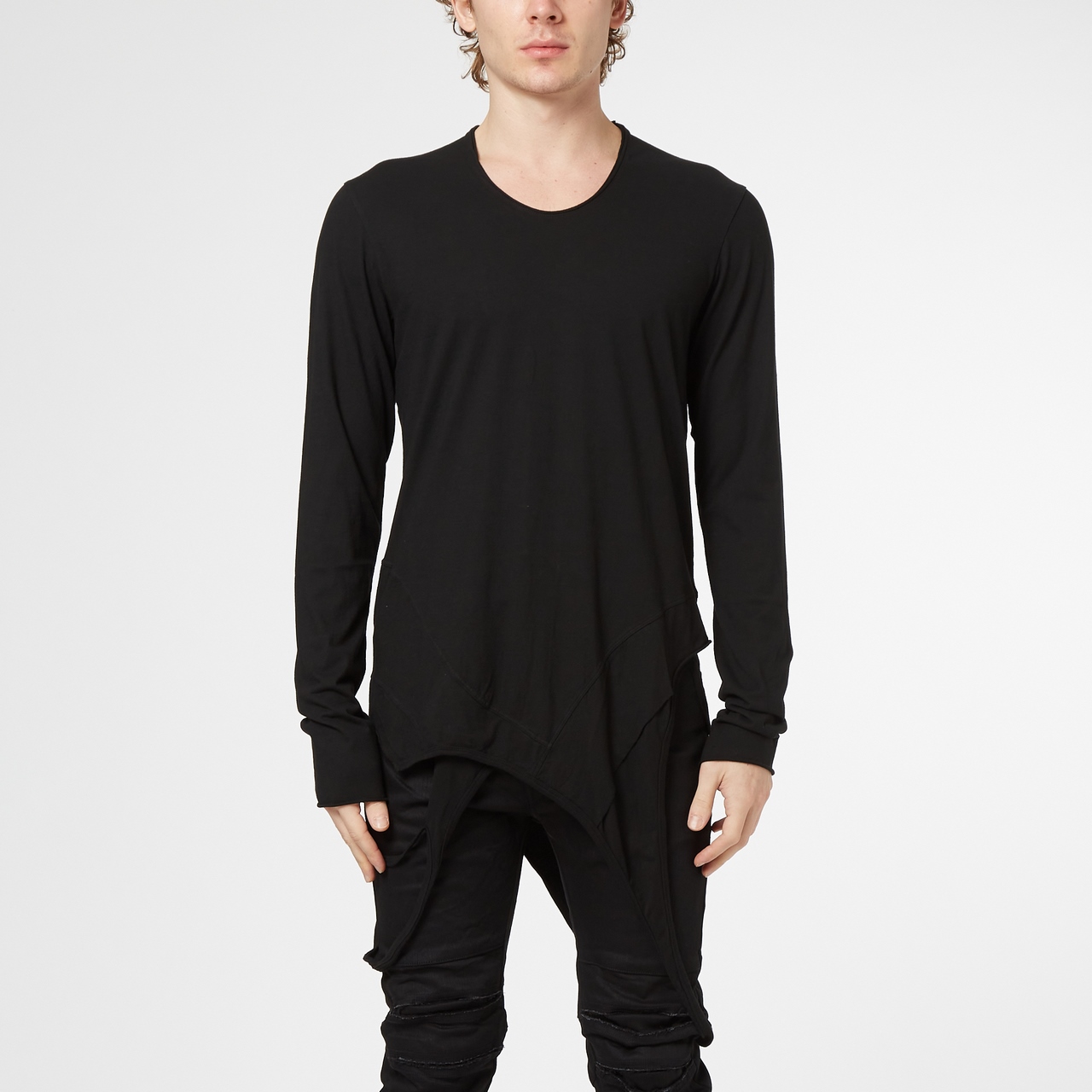 JULIUS straps detail long sleeves t-shirt | Revolution Concept Store