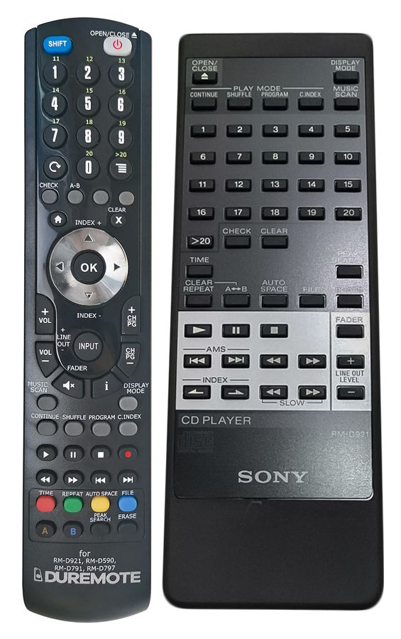 送料無料 SONY CDプレーヤー用リモコン RM-D991 美品 中古品｜Yahoo
