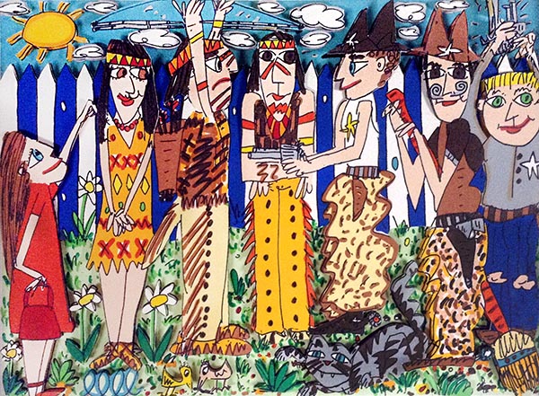 James Rizzi - War Games | Renjeau Art Galleries
