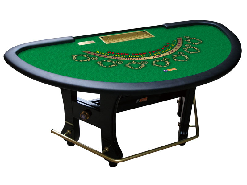 激レアWPT仕様！ポーカーテーブル10人 バカラ ブラックジャック 送料