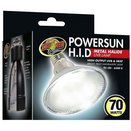 ZOOMED POWERSUN H.I.D 70W UVソケット&ランプセット ZOOMED POWERSUN