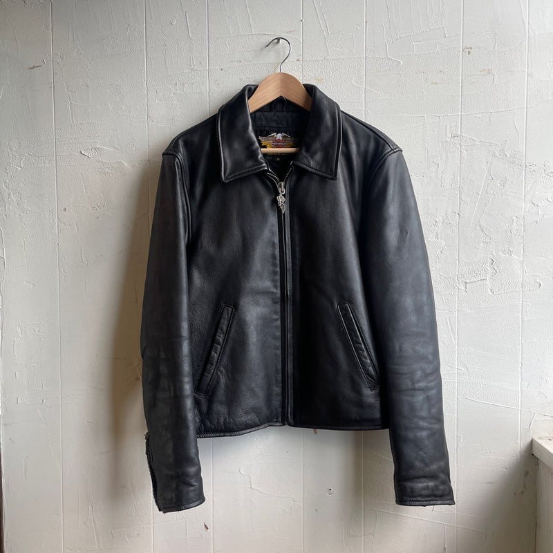 Harley Davidson ライダース シングル レザージャケット xs
