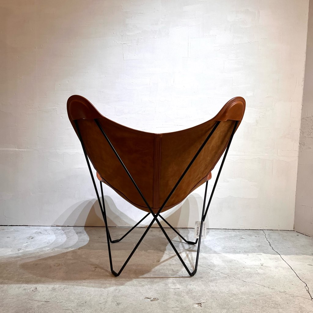 クエロ / CUERO バタフライチェア BKFチェア 本革 ブラウン アントニオ