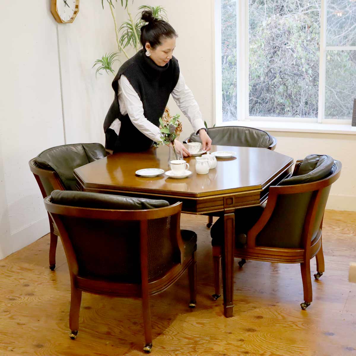 maruni マルニ 地中海シリーズ ドレッサー 化粧台 チェアセット マルニ