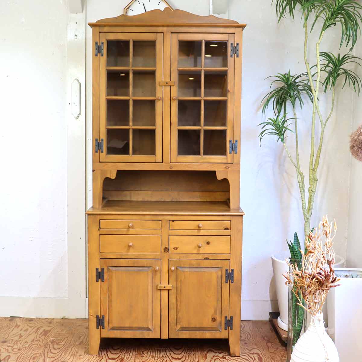 希少enfant アンファン 無垢材 サイドボード カントリー 92-19 家具