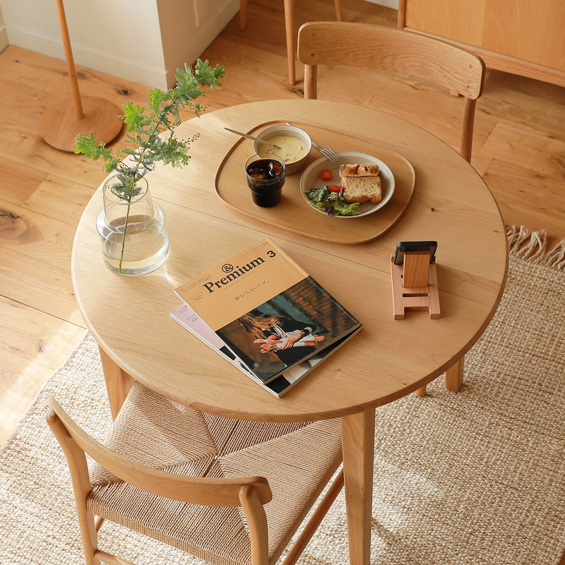 Re:CENO 伸張式ダイニングテーブル ナチュラルウッド Re:CENO