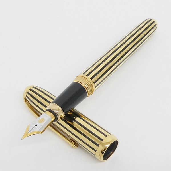 カルティエ 万年筆 ペン先 18K 750 刻印 シルバー ゴールド