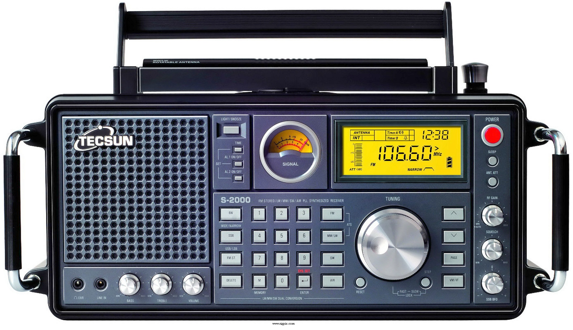 TECSUN S-2000 BCL・ラジオ・受信機・ FM・LW・SW・AirBand・ SSB可