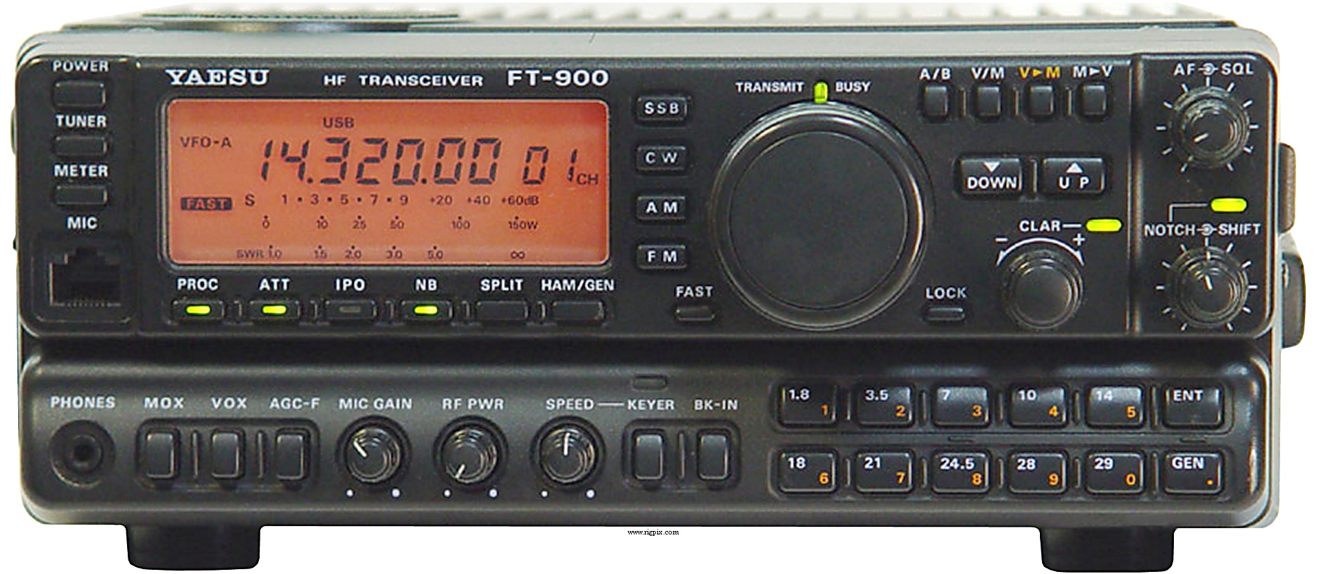 YAESU FT-900 HF トランシーバー ヤエス 無線機 ジャンク F9023969