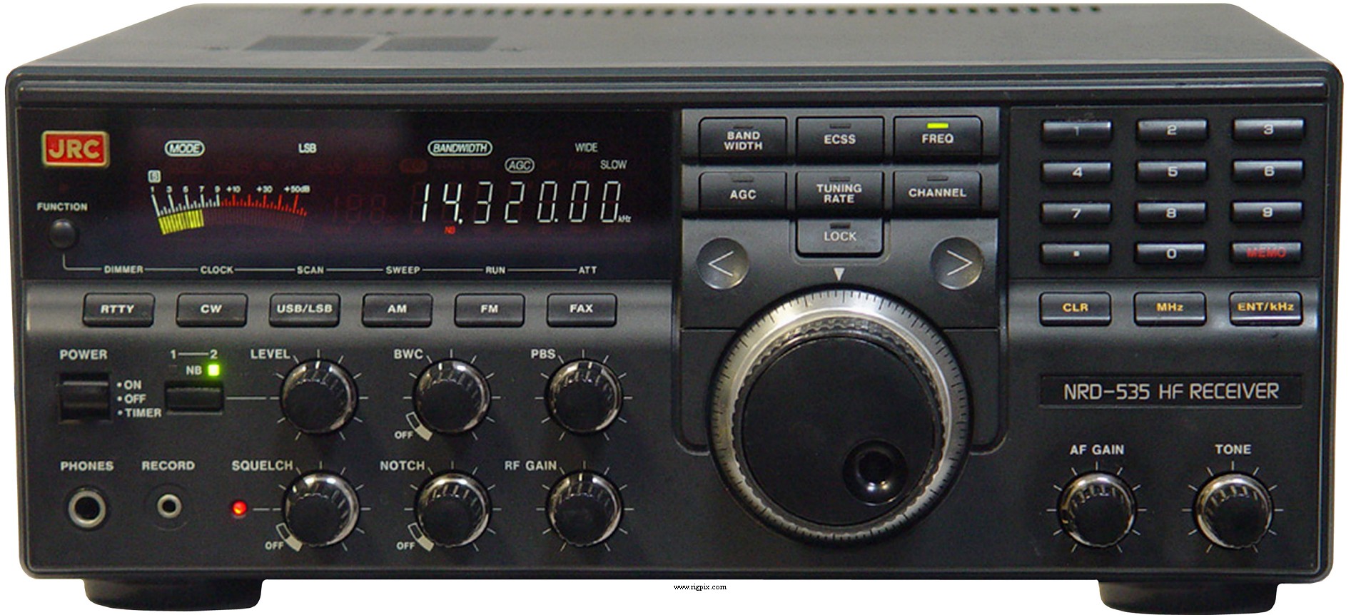 JRC 日本無線 NRD-535 HF RECEIVER RigPix Database - JRC - NRD-535