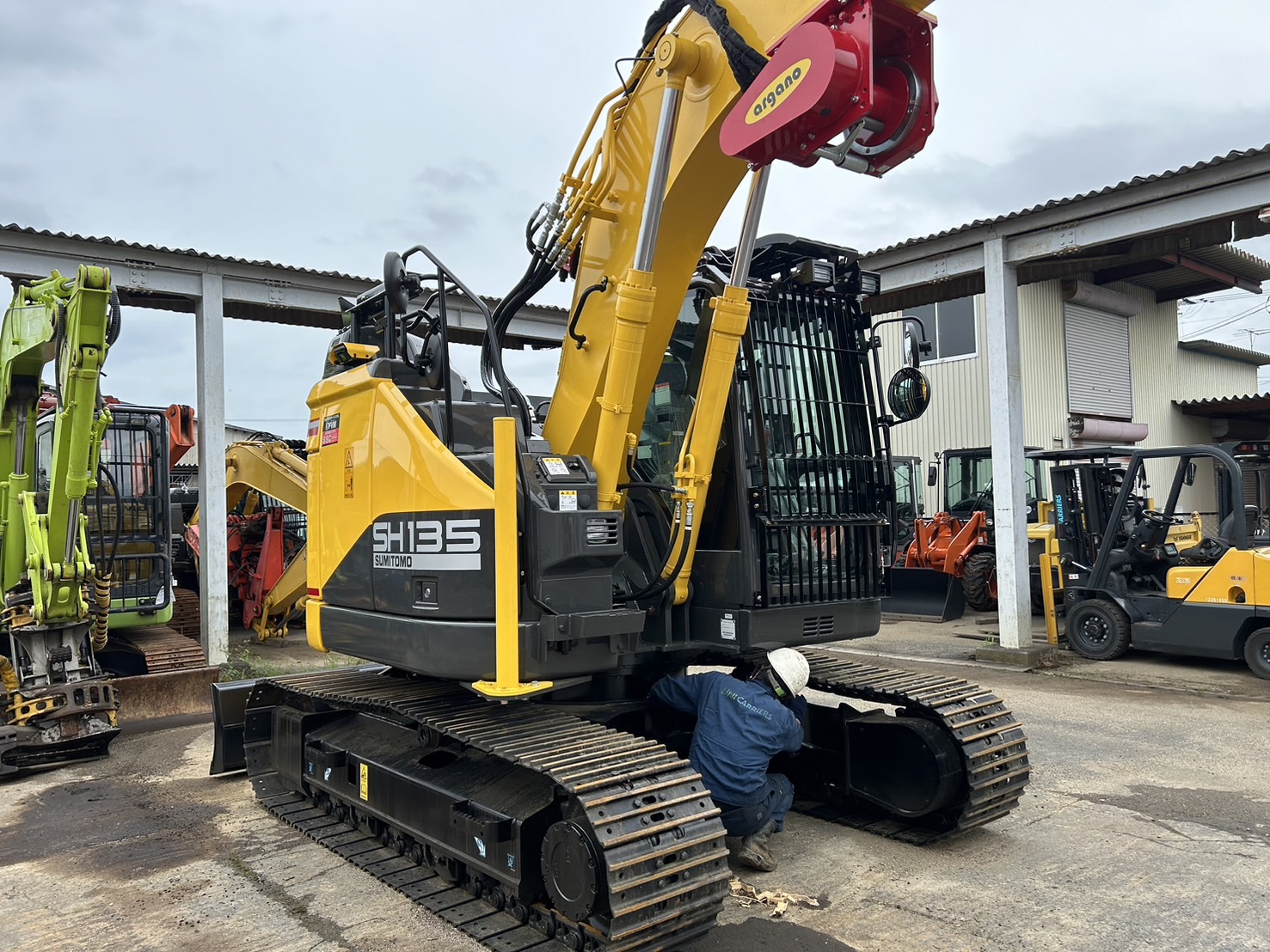 在庫機紹介】SH135X-7（住友建機）＋MSE-45GZX（松本システム