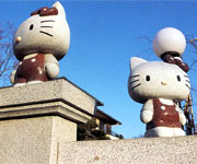 ハローキティ 石像