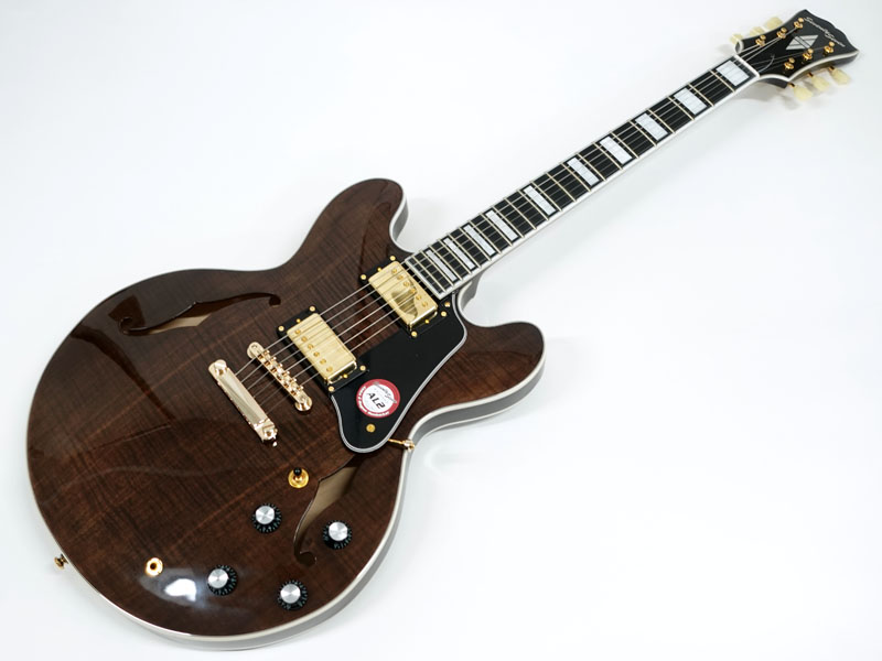 SeventySeven Guitars EXRUBATO-CTM-JT T-BLK セミアコ エレキギター