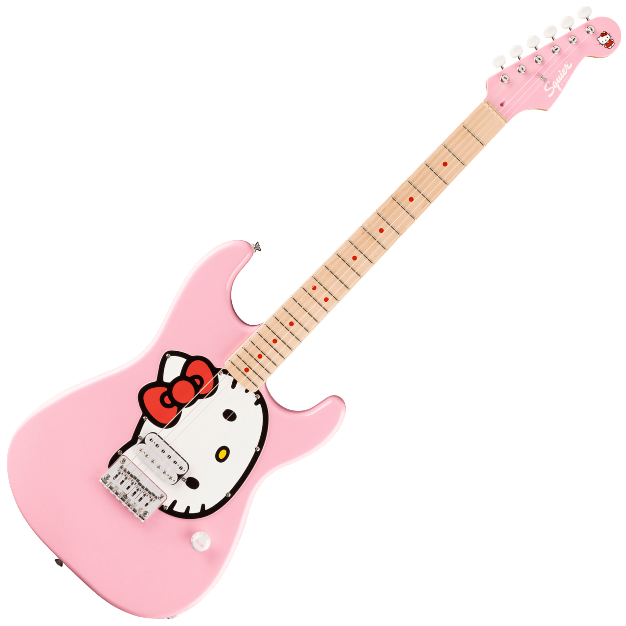 SQUIER スクワイヤー Limited Edition Hello Kitty Stratocaster 限定